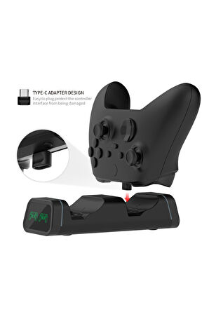 Led Göstergeli Xbox Xbox Series S/x Controller 1200mah Pilli Joystick Şarj Stand-tyx-0625