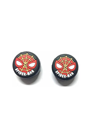 Spider Man Desenli Sony Ps5/ps4/ps3 Uyumlu Analog Koruyucu Silikon Pad