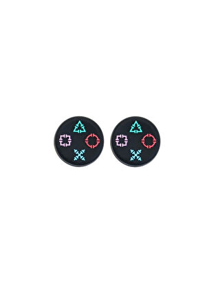 Geometri Dizayn Ps3-ps4-ps5 -xbox 360-xbox S-xbox X Uyumlu Analog Koruyucu-2 Adet