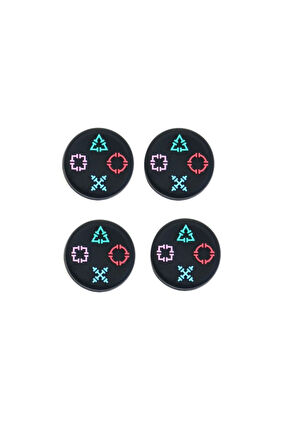 Geometri Dizayn Ps3-ps4-ps5 -xbox 360-xbox S-xbox X Uyumlu Analog Koruyucu-2 Adet