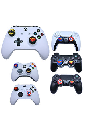 Geometri Dizayn Ps3-ps4-ps5 -xbox 360-xbox S-xbox X Uyumlu Analog Koruyucu-2 Adet