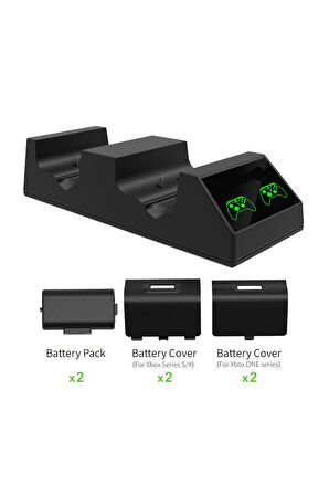 Led Göstergeli Xbox Xbox Series S/x Controller 800mah Pilli Joystick Şarj Stand-tyx-1817x