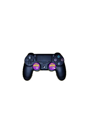 Nba Lakers Desenli Sony Ps5/ps4/ps3 Uyumlu Analog Koruyucu Silikon Pad