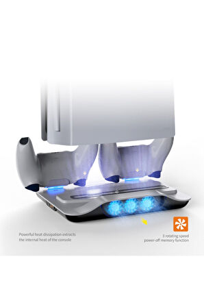 Playstation 5 Multifunctional Konsol Soğutma Standı Ve Oyun Kolu Şarj Istasyonu-tp5-05102