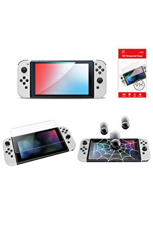 Lucky Fox Nintendo Switch Oled Temperli Ekran Koruma Camı