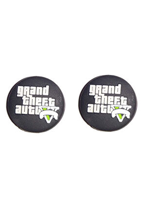 Gta 5 Desenli Sony Ps5/ps4/ps3 Uyumlu Analog Koruyucu Silikon Pad
