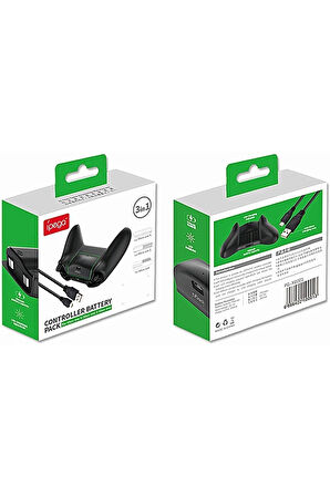 Xb-001 Şarj Kablolu Xbox One-one X-one S 1400mah Joystick Batarya