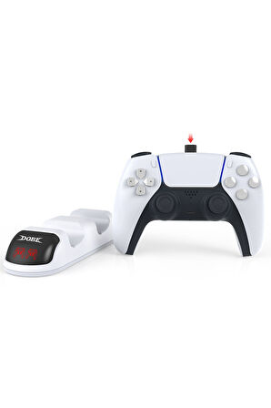Led Göstergeli Playstation 5 Dualsense Oyun Kolu Şarj Standı