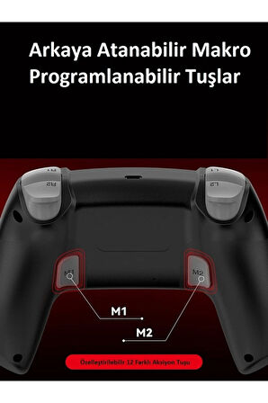 Kablosuz Wireless Ps4 Android Apple Switch Pc Uyumlu Six-axis Oyun Kolu Joystick