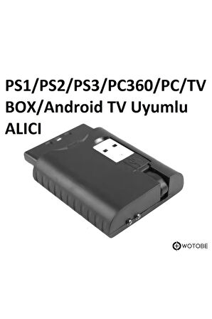 2.4g Ps1 Ps2 Ps3 Pc Android Tv Tv Box Android Telefon Uyumlu Titreşimli Kablosuz Joystick