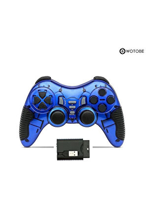 2.4g Ps1 Ps2 Ps3 Pc Android Tv Tv Box Android Telefon Uyumlu Titreşimli Kablosuz Joystick