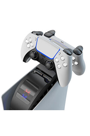 Led Göstergeli Playstation 5 Dualsense Oyun Kolu Şarj Standı