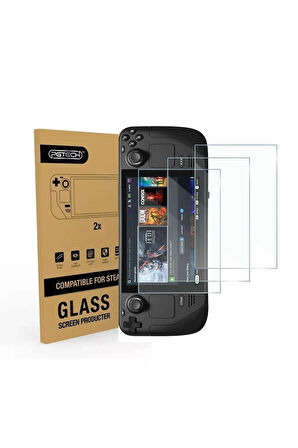 Steam Deck Oyun Konsolu 9h Temperli 2'li Cam Ekran Koruyucu