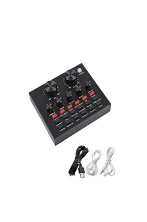 Filtreli Condenser Mikrofon Ses Kartı Stand Set
