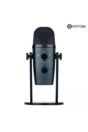 360 Derece Ayarlanabilir Usb Condenser Mikrofon