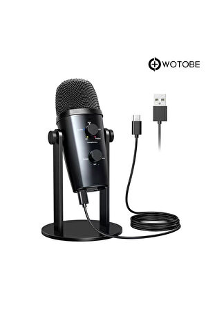 360 Derece Ayarlanabilir Usb Condenser Mikrofon