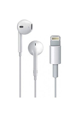 I7 Lighthing To Stereo Earphone Kablolu Kulaklık Beyaz