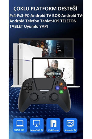 Ps4 Ps3 Pc Android Ios Kablosuz Bluetooth Mekanik Rgb Oyun Kolu Gamepad Joystick