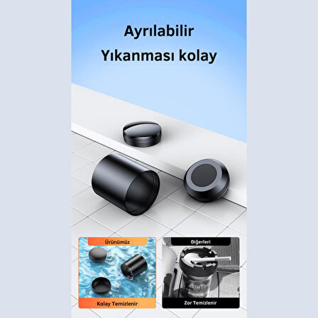 Coofbe Premium Car Ashtray Led Işıklı Alüminyum Taşınabilir Kapaklı Araba Küllük Kül Tablası Kokusuz