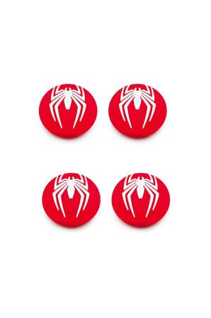 Spider-man Desenli Xbox One S/one X/xbox E/xbox 360 Analog Koruyucu Silikon Pad