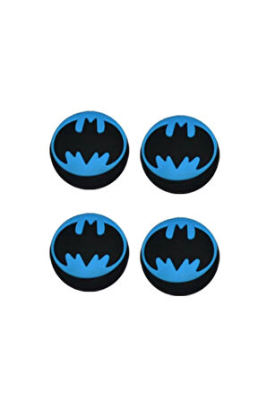 Batman Maske PS5/PS4/PS3/Xbox One/One X/One S/Series X/Series S  3D Analog silikon Koruyucu -2 Adet