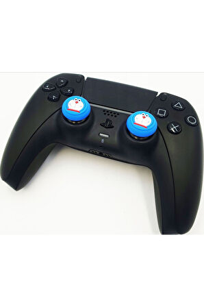 Doreamon  PS5/PS4/PS3/Xbox One/One X/One S/Series X/Series S 3D Analog silikon Koruyucu -4 Adet