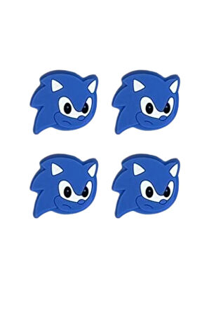 Sonic  PS5/PS4/PS3/Xbox One/One X/One S/Series X/Series S 3D Analog silikon Koruyucu -2 Adet