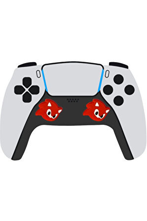 Sonic  PS5/PS4/PS3/Xbox One/One X/One S/Series X/Series S 3D Analog silikon Koruyucu -4 Adet