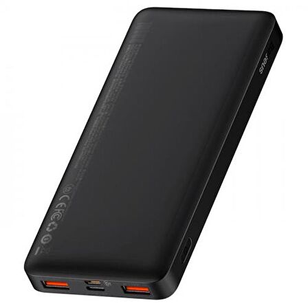 Baseus Kompact Tasarım Ultra Hızlı 20W 10000 Mah Powerbank LED Göstergeli Powerbank