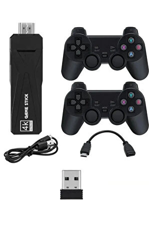 GT-65 YouTube,Netflix,Google Android TV Box 10000 Game Kablosuz kol Retro Arcade Oyun Konsolu