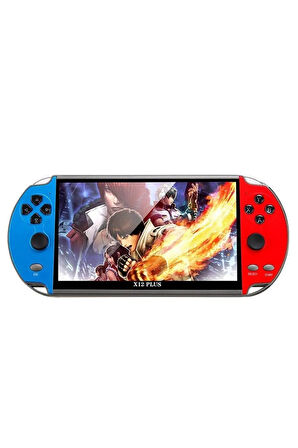 X12 PLUS 7'inç Uyumlu LCD HD Ekran TV Out 10000+ Oyunlu Arcade Retro Oyun Konsolu