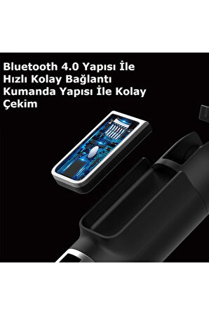 P50 Bluetooth Tripod Selfie Çubuğu-beyaz
