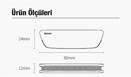 Baseus Metal Paddle Araç Havalandırma Bölmesi Hava Spreyi Oto Kokusu