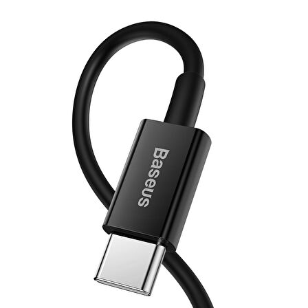 Baseus Superior Series TYPE-C to İPhone PD 20W 1M Hızlı Şarj Veri Kablosu SİYAH