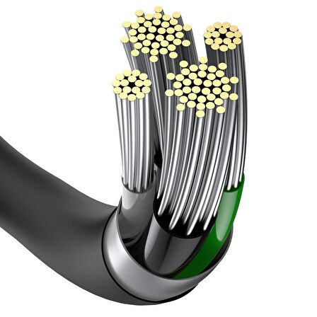 Baseus Superior Series USB to Lightning iPhone Hızlı Şarj Kablosu 1 metre 2.4A SİYAH