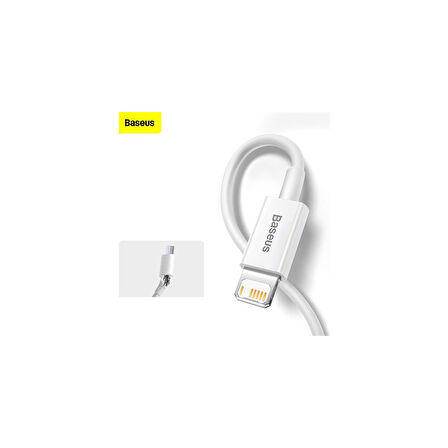 Baseus Superior Series USB To Lightning  iPhone Uyumlu Hızlı Şarj Kablosu 1 Metre 2.4A