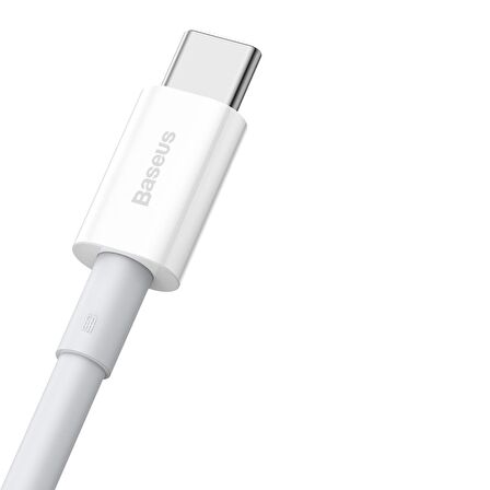 Baseus Superior Series USB to TYPE-C PD 66W 1M Hızlı Şarj Veri Kablosu BEYAZ