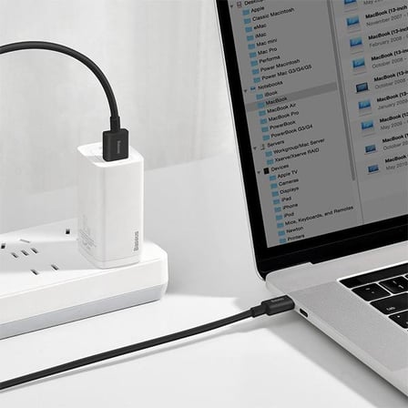 Baseus Superior Series USB to TYPE-C PD 66W 2M Hızlı Şarj Veri Kablosu SİYAH