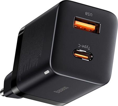 BASEUS Super Si Pro 30W Hızlı Şarj Type-C + USB Adaptör