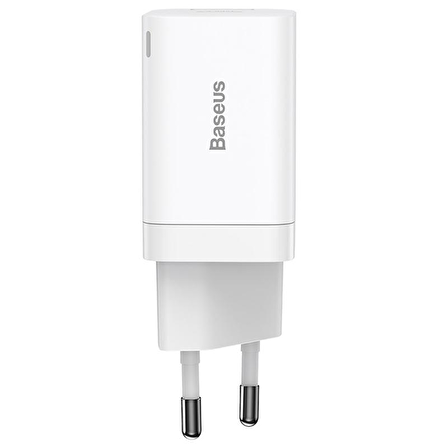 Baseus Super Si Pro Type-C 30 Watt Hızlı Şarj Aleti Beyaz