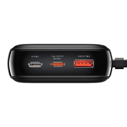 Baseus Q Po W 20000 mAh Hızlı Şarj Powerbank 