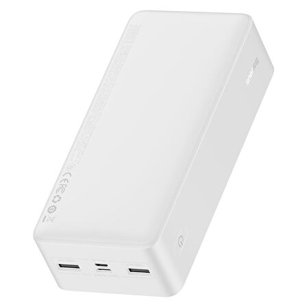 Baseus Bipo W 15 W 30000 mAh Hızlı Şarj Powerbank Beyaz 