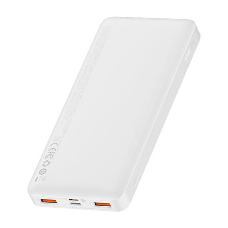 Baseus Bipo W 20 W 10000 mAh Hızlı Şarj Powerbank Beyaz 