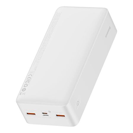 Baseus Bipo W 20 W 30000 mAh Hızlı Şarj Powerbank Beyaz 