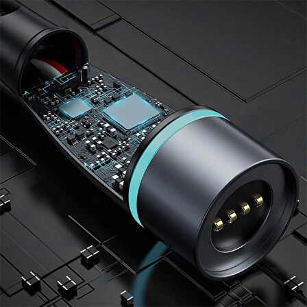 Baseus Zinc Manyetik Type-C to DC Square Portu Lenovo Laptop Şarj Kablosu 100W 2m