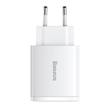 Compact 30w 2 Usb + Type-c Çıkışlı Hızlı Şarj Başlığı Beyaz