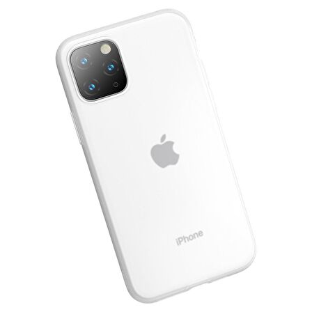 Baseus Jelly Silika iPh 11 Pro Kılıf Beyaz