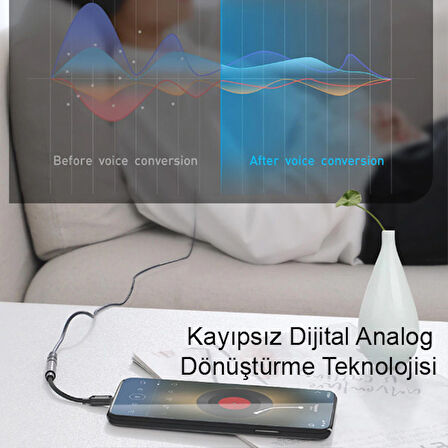 Baseus L3 iPhone İçin 3.5mm Kulaklık Ses Adaptörü