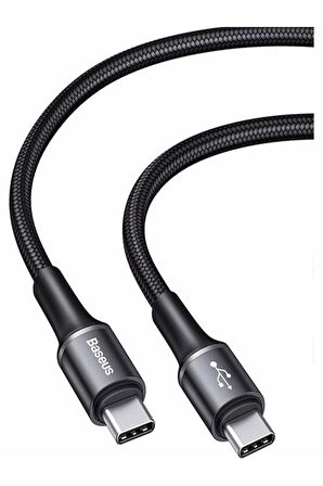 Baseus Halo Data Usb-c - Type-c 1 Metre 60W Şarj Data Kablosu 