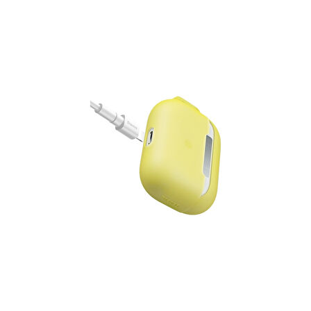 Baseus Lets Go Jelly Lanyard AirPods Pro Silica Gel Koruma Kılıfı WIAPPOD-D0Y Sarı